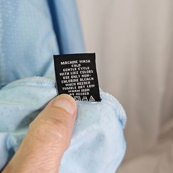 Michael Brandon Blue Button Down Shirt Size XL - Picture 8 of 9